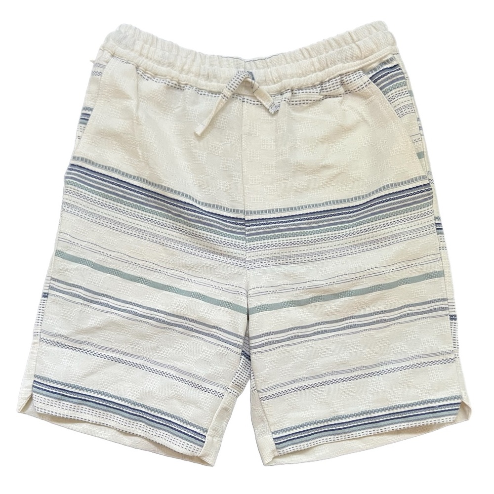 Sovereign Code White and Blue Striped Kids Shorts -‎ 16